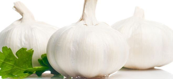 garlic from parasites in the body
