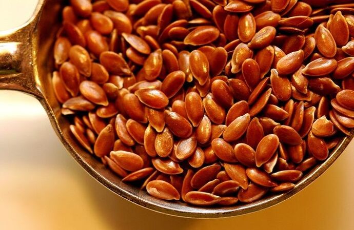 Flax seeds for antiparasitic cleansing of the body