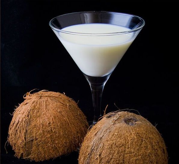 You can get rid of parasites in the body with coconut milk