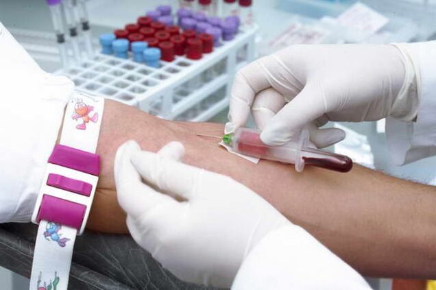 Blood on parasites